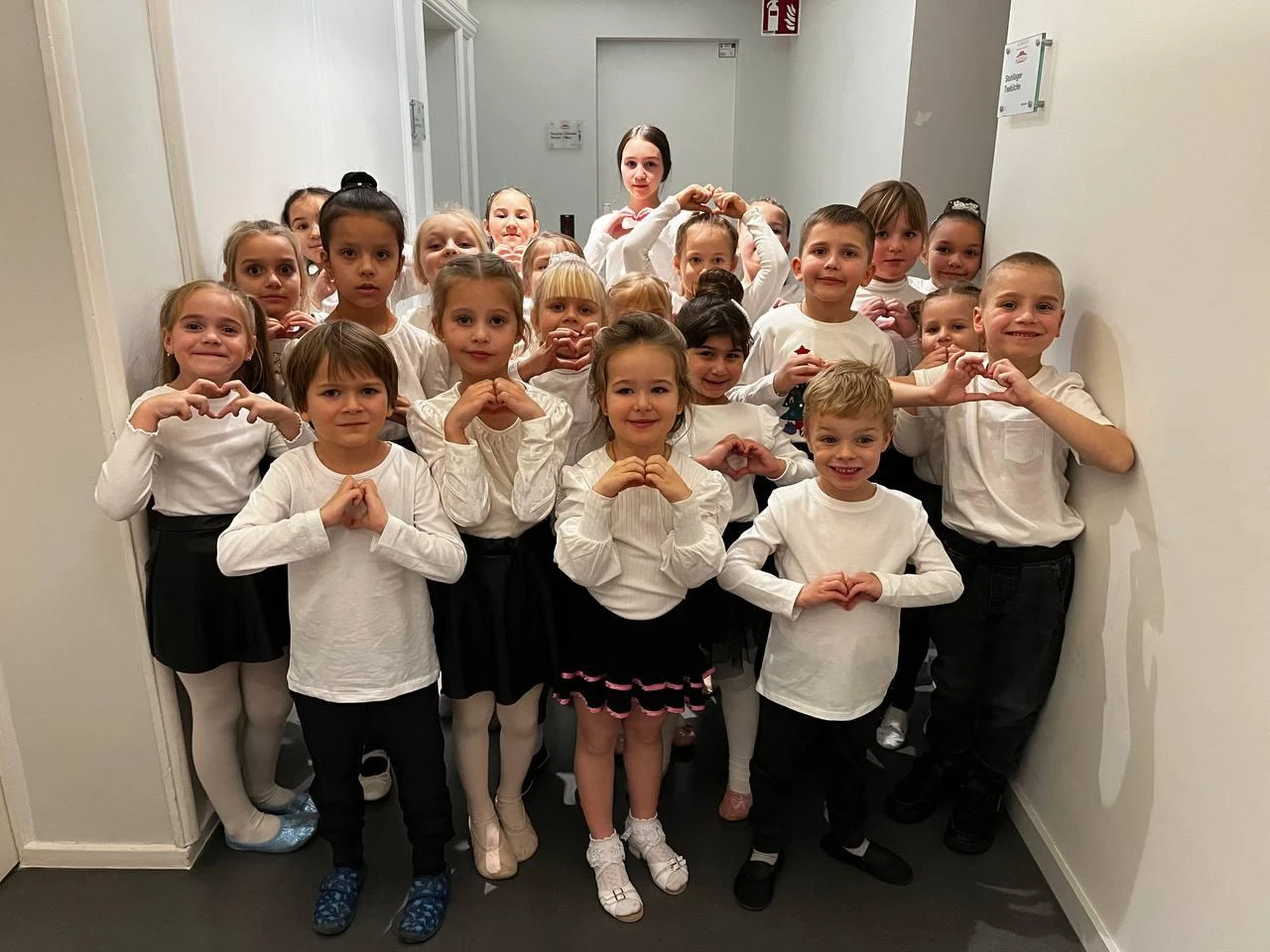 Kindergruppe des Tanzsportzentrums Exzellenz Baden-Baden.